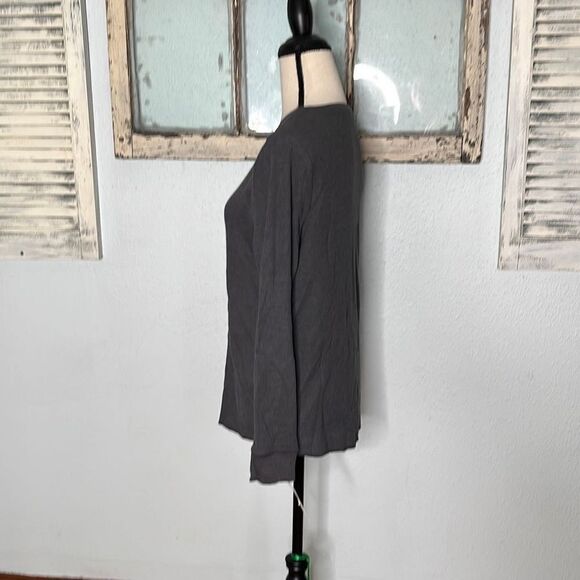 Style & Co Womens Knitted Sweater Waffle Pullover Charcoal Black Size Large NWT - Picture 3 of 10